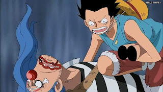 ワンピースアニメ インペルダウン編 424話 ルフィ バギー Luffy Buggy | ONE PIECE Episode 424