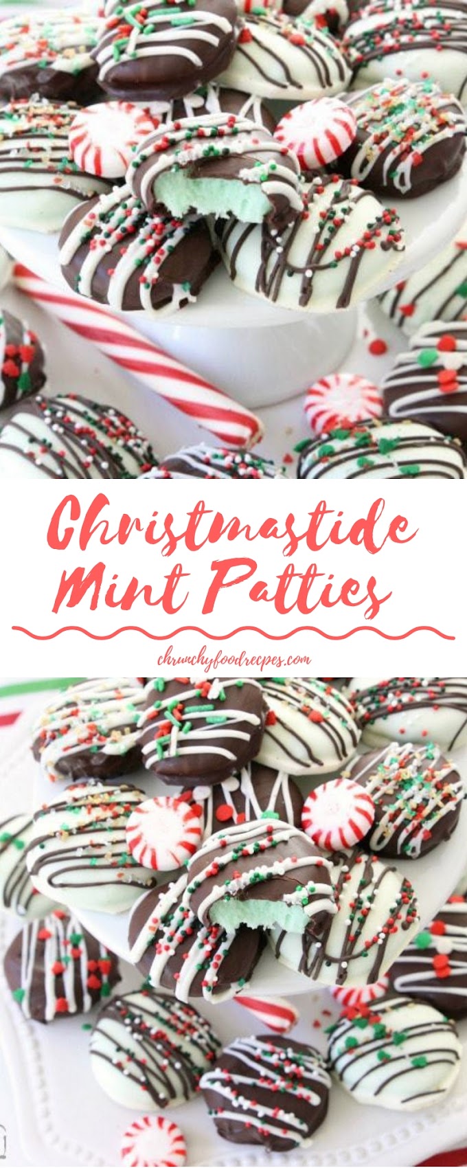  Christmastide Mint Patties #christmas #cookies