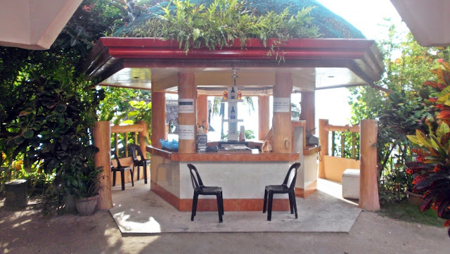 front view (street view) of the snack bar and front desk at Haven of Fun Resort in San Antonio, Dalupiri Island, Northern Samar