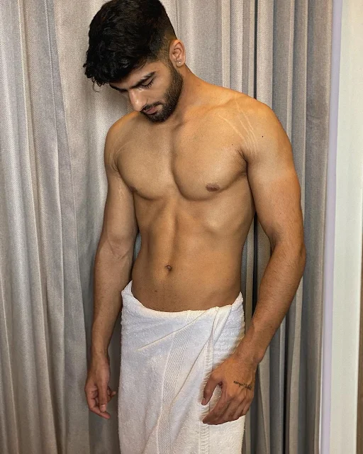 Men in Towel