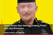 Ketua Aliansi Kian Santang Dukung Penuh Atas Aksi Wartawan