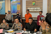 Konferensi Pers Kapolres Metro Jakarta Selatan Tentang Kasus Penganiayaan Anak Pengurus GP Ansor