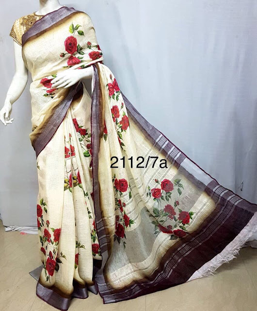 Digital Print Sarees