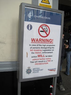 Poster at Charing Cross