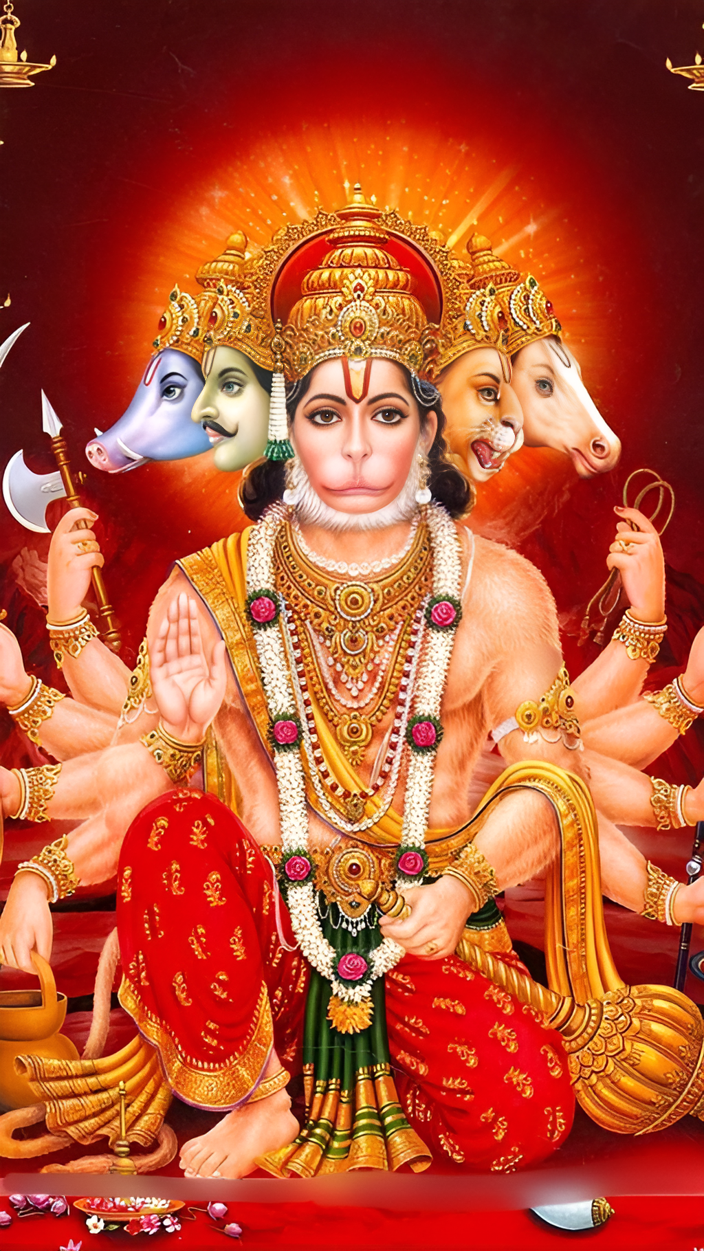 Best Panchmukhi Hanuman Images HD Wallpapers  Pictures