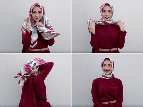 Tutorial Hijab Segitiga Casual Simple untuk Sehari-hari