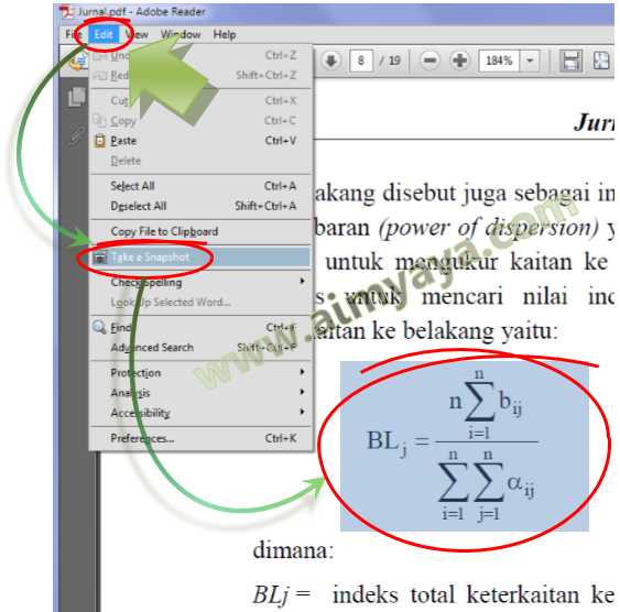  Gambar: Mengambil rumus dari file jurnal/referensi PDF 