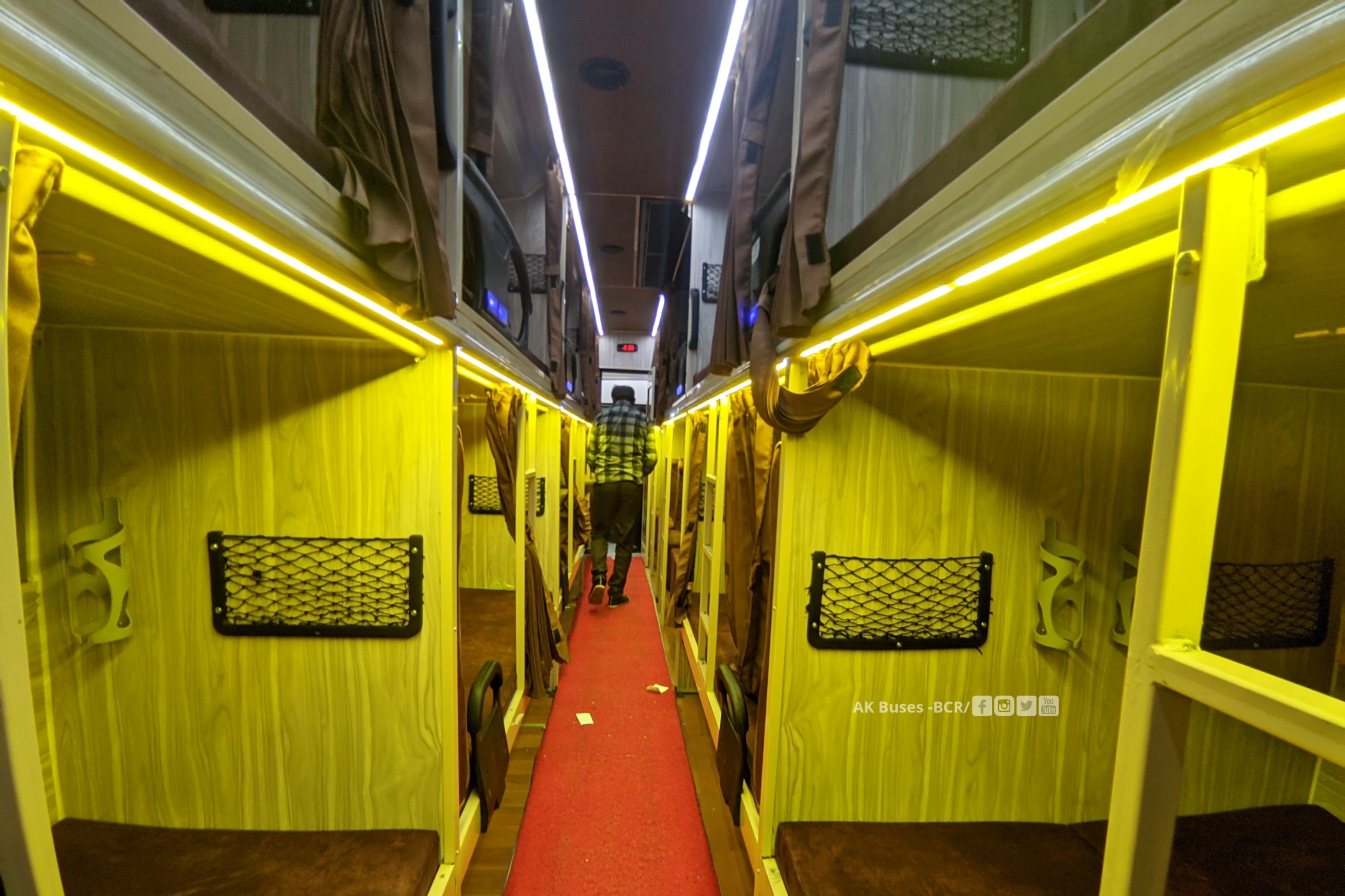 dubey travels new ac bus - double lower sleeper