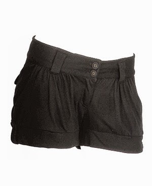 black shorts 