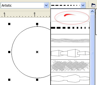 5 Menit - Cara Membuat / Menambah BrushStroke Di CorelDraw 