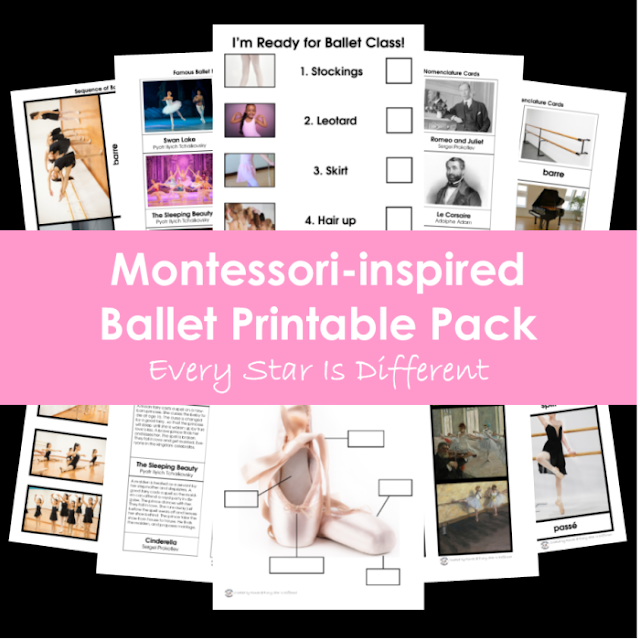 Montessori-inspired Ballet Printable Pack