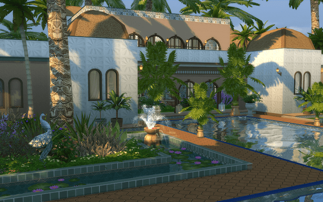 villa morocco sims 4