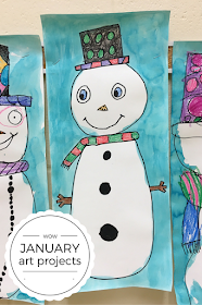 Check out these January art projects for kids. There are 4 January art projects included in this post. Click to check them out.