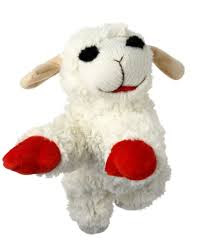 LAMB CHOP PLUSH DOG TOY - GIANT