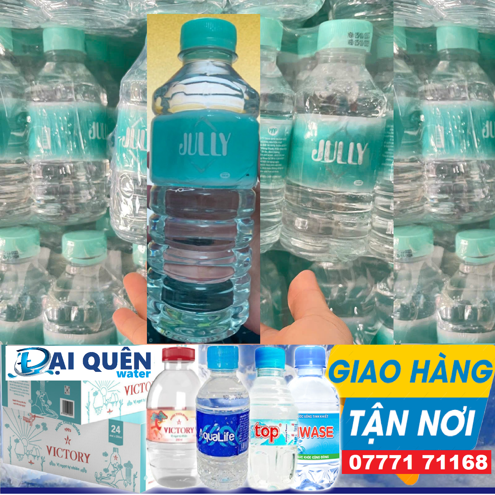 Nước uống đóng chai Jully 440ml