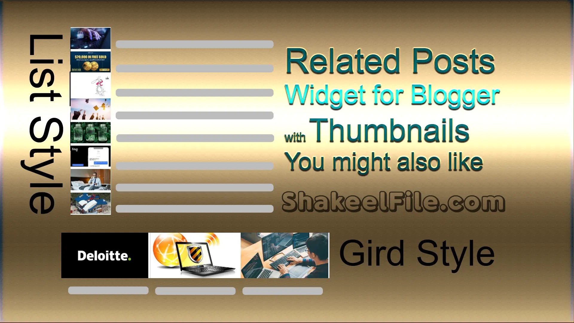 Related Posts Widget for Blogger with Thumbnails | You might also like