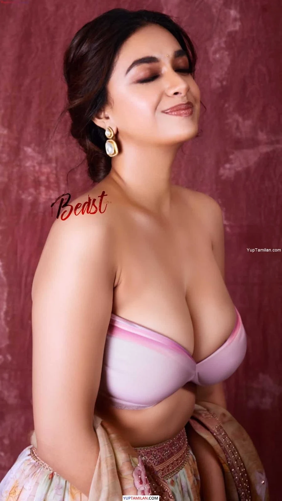 Keerthy Suresh Sexy Cleavage Photos - Curvy Deep Boobs