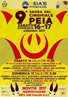 Sagra del Cinghiale 16-17 settembre Peia (BG) 