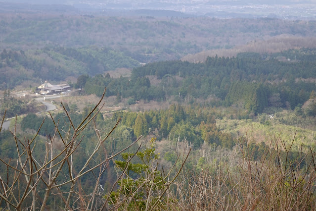 鳥取県米子市淀江町本宮 山道からの眺望 淀江どんぐり村