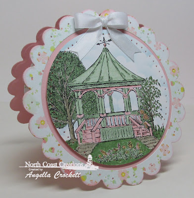 North Coast Creations "Gazebo" Card Designer Angie Crockett