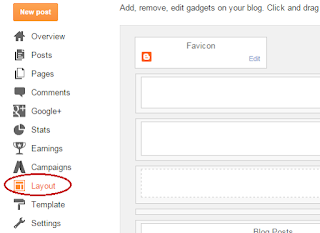 how to add a gadget in blogger blog