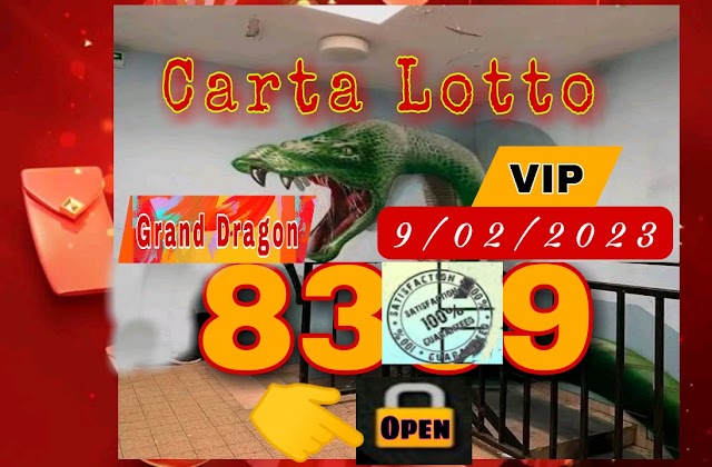 Best 4D Bim Vip GDL Carta Lotto Chart For Today