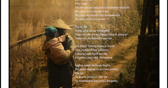 Kumpulan Puisi Untuk Ibu ~ kumpulan puisi dan kata mutiara 