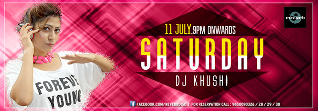 DJ Khushi Live on Saturday Night at Club Reverb, Noida