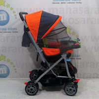 Kereta Bayi CREATIVE BABY BS218 CLASSIC Orange