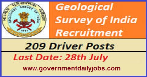 DRIVER VACANCIES IN GSI RECRUITMENT 2016