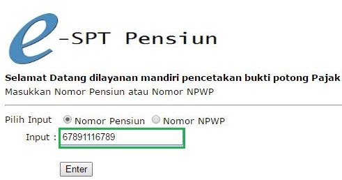 Mudahnya Espt Pensiun Cetak Bukti Potong Pajak Formulir 1721 A2