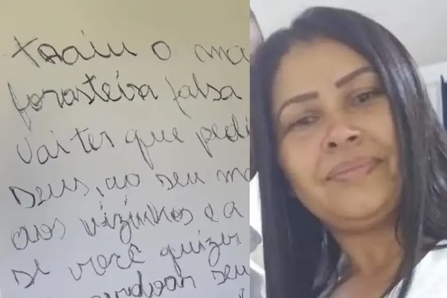 Mulher é morta na BA e mensagem de ódio é escrita na parede de casa: ‘traiu seu marido, sua forasteira falsa crente’