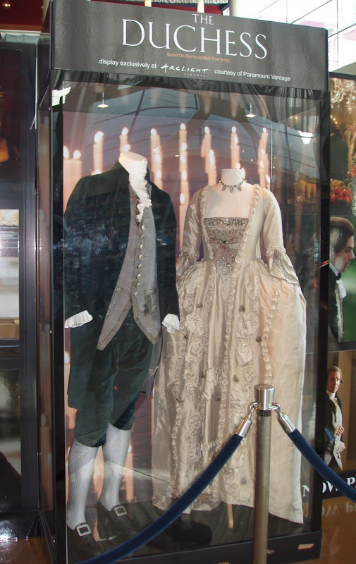 The Duchess 18th century period movie costumes