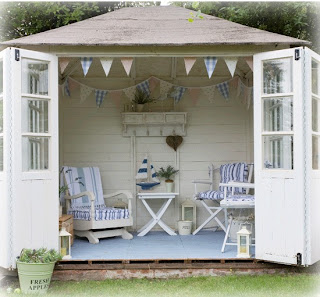 Passionate for White: Garden Sheds Galore!