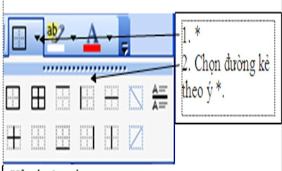 Kẻ khung và tô nền trong Excel