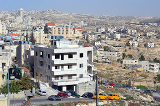 typical street scene Bethlehem West Bank Palestine