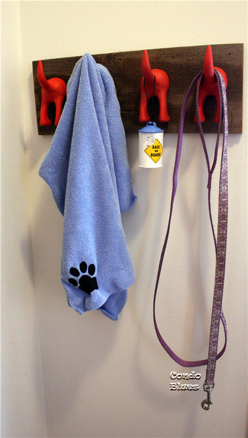 how to make a dog leash organizer