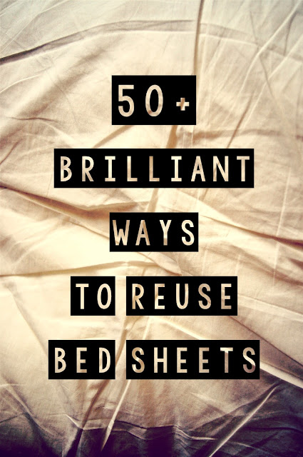 50+ Brilliant Ways to Reuse Bed Sheets {frugal living}