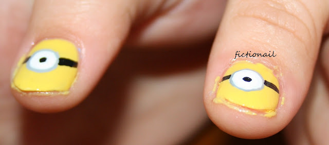 Minion Nail Art