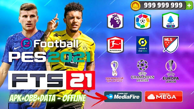 Download FTS 21 Mod PES 2021 Offline Patch Android Game