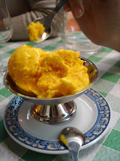 Receta de helado de mango