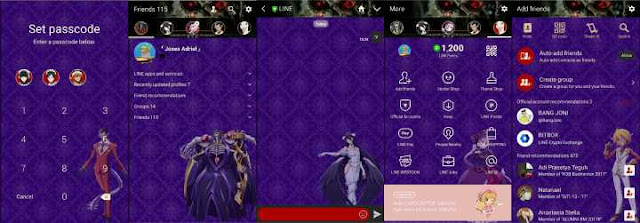 Download Tema Line Anime Overlord