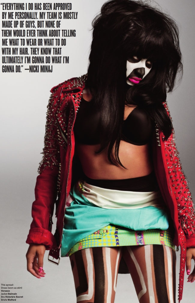 nicki minaj v cover shoot. Nicki Minaj is gracing the