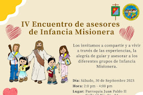  IV Encuentro de asesores  de infancia misionera