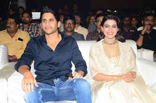 Naga Chaithanya And Samantha Akkineni at Majili Movie Pre Release Event