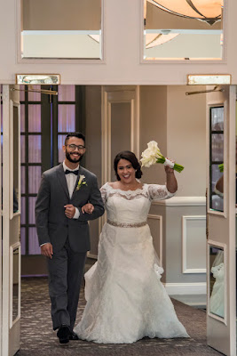 The Joyous grand entry of the bride and groom