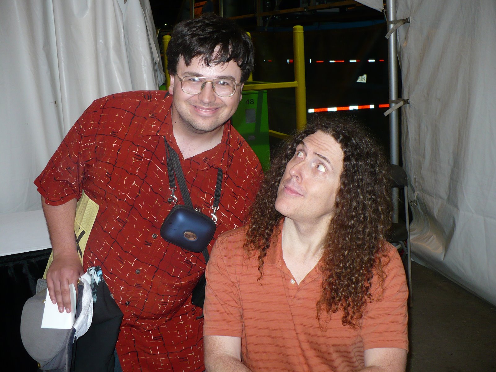That magical day when I met "Weird Al" Yankovic at the Capital X in 2007.