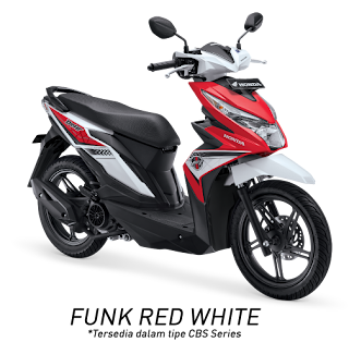 Kredit Motor Honda Bandung - Beat Sporty eSP Facelift - Merah Putih