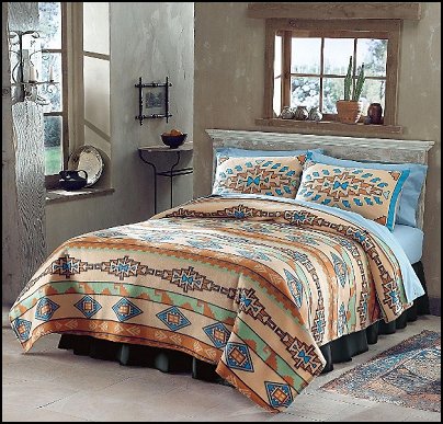 Southwestern - American Indian - mexican rustic style - wolf theme ...