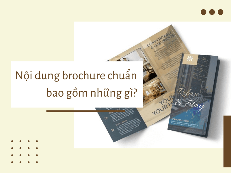 Nội dung brochure chuẩn